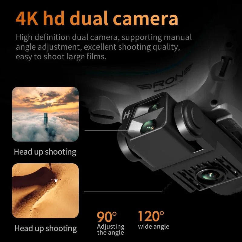 Ky102 Drone - 8K Professional Dual-Camera, 360° Obstacle Avoidance 6 Miles Range